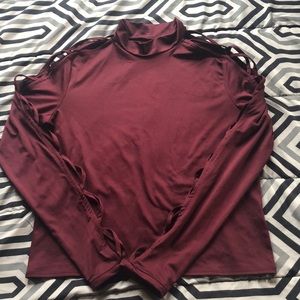 Maroon Top